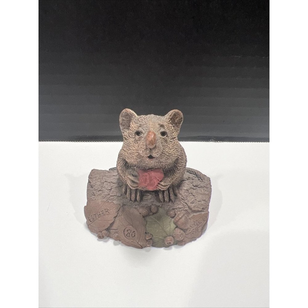 Tim Wolfe Cairn Studio Vintage 1991 Esther 9015 Mouse Figurine 80 Signed Retired